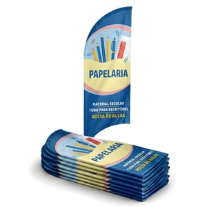 Tecido Refil Wind Banner Promocional VELA (P) TECIDO TECNOSPORT 100% SINTÉTICO 1.50M X 0.65M DUPLA-FACE | IMPRESSÃO ULTRA-HD EPSON LINHA BRANCA COSTURA OVERLOQUE EXTERNO FRETE GRÁTIS NAS COMPRAS ACIMA DE 100,00, CONSULTE AS REGIÕES.