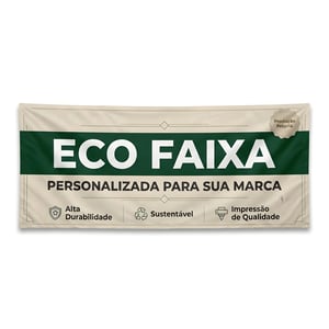 ECO Faixa HD 140cm Tecido Fibra Sintética DTEX Altura de 140cm 4x0 Cor Impressão Ultra-HD Sublimática  FRETE GRÁTIS NAS COMPRAS ACIMA DE 100,00, CONSULTE AS REGIÕES.