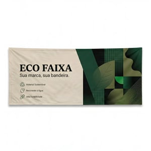 ECO Faixa HD 100cm Tecido Fibra Sintética DTEX Altura de 100cm 4x0 Cor Impressão Ultra-HD Sublimática  FRETE GRÁTIS NAS COMPRAS ACIMA DE 100,00, CONSULTE AS REGIÕES.