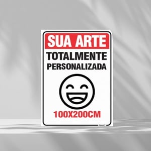 PLACA PS 70CM X 50CM