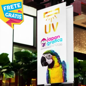 BANNER/FAIXA PERSONALIZADO UV LONA 340GR PERSONALIZADO 4X0 COR ULTRA-HD UV IMPRESSÃO UV BASTÃO E CORDÃO / TINTA ORIGINAL MADE IN JAPAN FRETE GRÁTIS NAS COMPRAS ACIMA DE 100,00, CONSULTE AS REGIÕES.