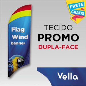TECIDO PROMOCIONAL VELA (M) TECIDO TECNOSPORT 100% SINTÉTICO 1.95M X 0.65M DUPLA-FACE | IMPRESSÃO ULTRA-HD EPSON LINHA BRANCA COSTURA OVERLOQUE EXTERNO FRETE GRÁTIS NAS COMPRAS ACIMA DE 100,00, CONSULTE AS REGIÕES.