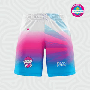 BERMUDA CONFORT DRY-FIT COM ELASTANO TECIDO EXCLUSIVO JAPAN IMPRESSÃO ULTRA-HD EPSON 97% POLIÉSTER / 3% ELASTANO COM ELÁSTICO E CORDÃO FRETE GRÁTIS NAS COMPRAS ACIMA DE 100,00, CONSULTE AS REGIÕES.