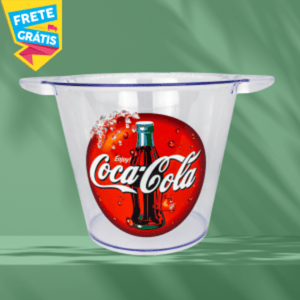 BALDE DE GELO CRISTAL ACRÍLICO 21CM X 24CM X 15CM 4 CORES + BRANCO + VERNIZ ULTRA HD PESO: 260G CAPACIDADE 5L / ADESIVO DTF UV 🚚 FRETE E ARTE GRÁTIS PARA O ESTADO DE SÃO PAULO!