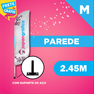 WIND BANNER PAREDE (M) TECIDO TECNOSPORT 100% SINTÉTICO 2.45M X 0.65M DUPLA-FACE | IMPRESSÃO ULTRA-HD EPSON ESTRUTURA DE ALUMÍNIO DESMONTÁVEL FACA | PENA | VELA | ÂNGULO | SUPORTE DE AÇO FRETE GRÁTIS NAS COMPRAS ACIMA DE 100,00, CONSULTE AS REGIÕES.