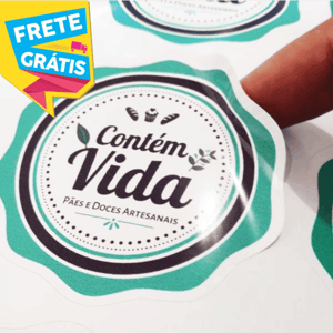 ADESIVO UV RECORTE PERSONALIZADO 0,80 MICRAS FORMATO PERSONALIZADO TINTA ORIGINAL MADE IN JAPAN IMPRESSÃO UV 4X0 COR ULTRA-HD FRETE GRÁTIS NAS COMPRAS ACIMA DE 100,00, CONSULTE AS REGIÕES.