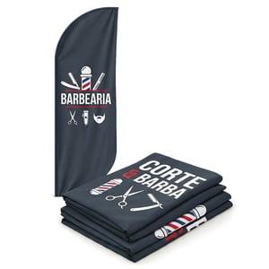 Tecido Wind Banner Alta Qualidade (M) TECIDO TECNOSPORT 100% SINTÉTICO 1.95M X 0.65M IMPRESSÃO ULTRA-HD EPSON DUPLA-FACE COSTURA INTERNA | FACA | PENA | VELA | ÂNGULO 🚚 FRETE E ARTE GRÁTIS PARA O ESTADO DE SÃO PAULO!