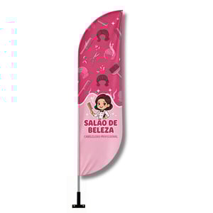 Wind Banner de Parede com Suporte (GG) TECIDO TECNOSPORT 100% SINTÉTICO 3.45M X 0.65M DUPLA-FACE | IMPRESSÃO ULTRA-HD EPSON ESTRUTURA DE ALUMÍNIO DESMONTÁVEL FACA | PENA | VELA | ÂNGULO | SUPORTE DE AÇO 🚚 FRETE E ARTE GRÁTIS PARA O ESTADO DE SÃO PAULO!