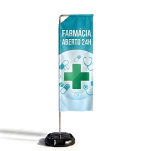 Wind Banner Full para Marketing Visual (P) Base Titan Black Modelo Maleta com Alça 2.15m x 0.65m Dupla-Face | Impressão Ultra-HD Tecido TecnoSport 100% Sintético RETANGULAR | Estrutura de Alumínio Desmontável 🚚 FRETE E ARTE GRÁTIS PARA O ESTADO DE SÃO PAULO!