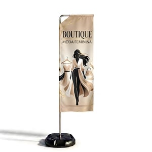 Wind Banner Full para Eventos (G) Base Titan Black Modelo Maleta com Alça 2.70m x 0.65m Dupla-Face | Impressão Ultra-HD Tecido TecnoSport 100% Sintético RETANGULAR | Estrutura de Alumínio Desmontável 🚚 FRETE E ARTE GRÁTIS PARA O ESTADO DE SÃO PAULO!