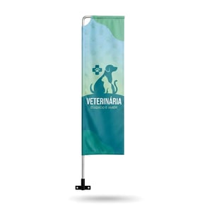 Wind Banner Full de Parede para Lojas (G) Completo com Hastes e Suporte de Aço 2.70m x 0.65m Dupla-Face 4 x 4 RETANGULAR Embalagem | Estrutura de Alumínio Desmontável 🚚 FRETE E ARTE GRÁTIS PARA O ESTADO DE SÃO PAULO!