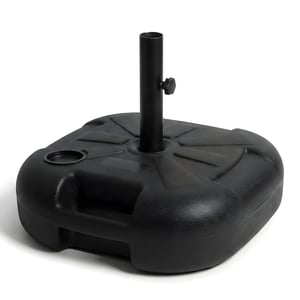 Base Quadrada para Guarda-Sol PEAD POLIETILENO 44CM X 44CM X 14CM ENCHIMENTO ATÉ KG 35KG CONCRETO AREIA E CONCRETO (NÃO ACOMPANHA) ENCAIXE 1 1/2 POLEGADAS (38MM) 🚚 FRETE E ARTE GRÁTIS PARA O ESTADO DE SÃO PAULO!