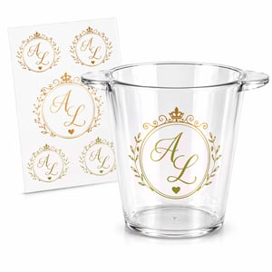 Balde de Gelo para Brinde ACRÍLICO 21CM X 24CM X 15CM 4 CORES + BRANCO + VERNIZ ULTRA HD PESO: 260G CAPACIDADE 5L / ADESIVO DTF UV 🚚 FRETE E ARTE GRÁTIS PARA O ESTADO DE SÃO PAULO!