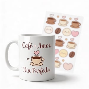 Caneca Personalizada para Brindes CERÂMICA 83MM X 96MM 4 CORES + BRANCO + VERNIZ ULTRA HD ADESIVO DTF UV CAPACIDADE 325ML / COM OU SEM ESTAMPA 🚚 FRETE E ARTE GRÁTIS PARA O ESTADO DE SÃO PAULO!