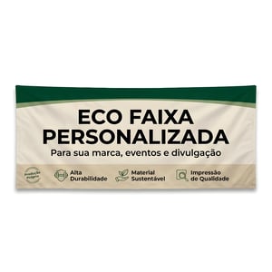 ECO Faixa HD Tamanho Personalizado Tecido Fibra Sintética DTEX PERSONALIZADO 4x0 Cor Impressão Ultra-HD Sublimática Pedido mínimo R$ 100,00 🚚 FRETE E ARTE GRÁTIS PARA O ESTADO DE SÃO PAULO!
