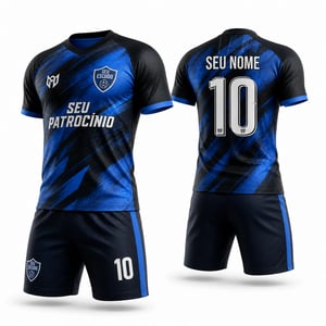 FARDAMENTO CAMISA + CALÇÃO DRY-FIT PREMIUM PERSONALIZADO IMPRESSÃO ULTRA-HD EPSON CAMISA + SHORTS  🚚 FRETE E ARTE GRÁTIS PARA O ESTADO DE SÃO PAULO!