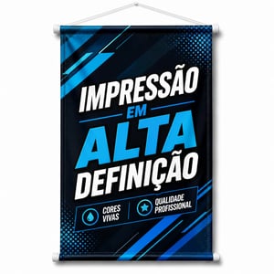 Banner em Tecido TECIDO FIBRA SINTÉTICA DTEX 180GR Largura de 70cm IMPRESSÃO ULTRA-HD QUALIDADE EPSON BASTÃO E CORDÃO / TINTA ORIGINAL MADE IN JAPAN 🚚 FRETE E ARTE GRÁTIS PARA O ESTADO DE SÃO PAULO!