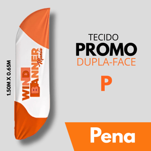 TECIDO PROMOCIONAL PENA (P) TECIDO TECNOSPORT 100% SINTÉTICO 1.50M X 0.65M DUPLA-FACE | IMPRESSÃO ULTRA-HD EPSON LINHA BRANCA COSTURA OVERLOQUE EXTERNO FRETE GRÁTIS NAS COMPRAS ACIMA DE 100,00, CONSULTE AS REGIÕES.