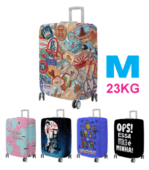 CAPA PARA MALAS (M) ACTIVE UV 50+ 0.180 kg/m2 58CM X 40CM IMPRESSÃO ULTRA-HD EPSON CAVIDADES PARA ALÇAS FECHO DE ABERTURA FRETE GRÁTIS NAS COMPRAS ACIMA DE 100,00, CONSULTE AS REGIÕES.