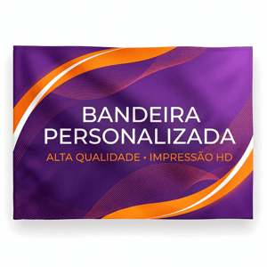 BANDEIRA OXFORD TAMANHO PADRÕES TECIDO OXFORD HD ÚNICA-FACE 4x0 Cor Impressão Sublimática HD EPSON Impressão Única Face 