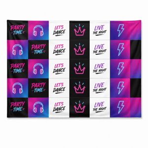 BACKDROP TECIDO PERSONALIZADO 2.00X1.45M TECIDO OXFORD HD 100% POLIÉSTER Quadrado 4X0 COR Impressão Ultra-HD Sublimática Costura Bainha 