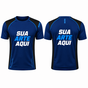 CAMISETA UV50+ PROTEÇÃO SOLAR MASCULINA MALHA ACTIVE PROTEÇÃO SOLAR UV50+ PERSONALIZADA MASCULINO 4X0 COR ULTRA-HD EPSON 92,7% POLIÉSTER E 7,5% ELASTANO IMPRESSÃO TOTAL TINTA ORIGINAL EPSON