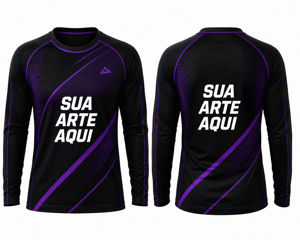 CAMISETA THERMO MANGA LONGA THERMO DRY EXCLUSIVE PERSONALIZADA UNISEX MANGA LONGA 4X0 COR ULTRA-HD EPSON 92,7% POLIÉSTER E 7,5% ELASTANO MPRESSÃO TOTAL / TINTA ORIGINAL FRETE GRÁTIS NAS COMPRAS ACIMA DE 100,00, CONSULTE AS REGIÕES.