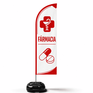 WIND BANNER PADRÃO GRANDE G Base Titan Black 2.90M X 0.65M Dupla-Face | Impressão Ultra-HD EPSON Tecido TecnoSport 100% Sintético FACA | PENA | VELA | ÂNGULO Estrutura de Alumínio Desmontável