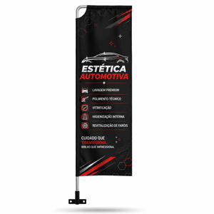 WIND BANNER PAREDE RETANGULAR GG Completo com Hastes e Suporte de Aço 3.20m x 0.65m Dupla-Face 4 x 4 RETANGULAR Embalagem / Estrutura de Alumínio Desmontável FRETE GRÁTIS NAS COMPRAS ACIMA DE 100,00, CONSULTE AS REGIÕES.