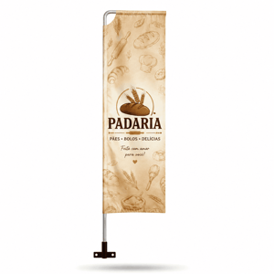WIND BANNER PAREDE RETANGULAR M Completo com Hastes e Suporte de Aço 2.70m x 0.65m Dupla-Face 4 x 4 RETANGULAR Embalagem / Estrutura de Alumínio Desmontável FRETE GRÁTIS NAS COMPRAS ACIMA DE 100,00, CONSULTE AS REGIÕES.