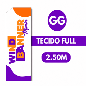 TECIDO WIND BANNER RETANGULAR GG Tecido TecnoSport 100% Poliéster 2.50M X 0.65M 4x4 Cor Dupla-Face Impressão EPSON Ultra HD Sublimática Costura Reta, RETANGULAR FRETE GRÁTIS NAS COMPRAS ACIMA DE 100,00, CONSULTE AS REGIÕES.