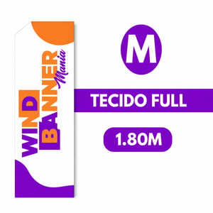 TECIDO WIND BANNER RETANGULAR M Tecido TecnoSport 100% Poliéster 1.80M X 0.65M 4x4 Cor Dupla-Face Impressão EPSON Ultra HD Sublimática Costura Reta, RETANGULAR FRETE GRÁTIS NAS COMPRAS ACIMA DE 100,00, CONSULTE AS REGIÕES.