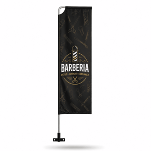 WIND BANNER PAREDE RETANGULAR P Completo com Hastes e Suporte de Aço 2.15m x 0.65m Dupla-Face 4 x 4 RETANGULAR Embalagem / Estrutura de Alumínio Desmontável FRETE GRÁTIS NAS COMPRAS ACIMA DE 100,00, CONSULTE AS REGIÕES.
