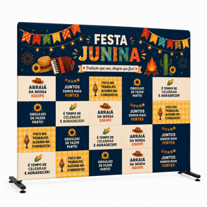 BACKDROP DUPLA FACE COM ESTRUTURA 3.00X2.00M TECIDO OXFORD HD QUADRADO IMPRESSÃO ULTRA-HD EPSON 4 X 4 CORES DUPLA-FACE COSTURA | VELCRO | EMENDA HORIZONTAL FRETE GRÁTIS NAS COMPRAS ACIMA DE 100,00, CONSULTE AS REGIÕES.