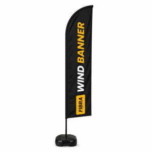 WIND BANNER FIBRA PADRÃO DUPLA-FACE 2.50M X 0.65M FACA | PENA | VELA | ÂNGULO / BASE TITAN BLACK TECNOSPORT ESTRUTURA DE FIBRA DESMONTÁVEL FRETE GRÁTIS NAS COMPRAS ACIMA DE 100,00, CONSULTE AS REGIÕES.