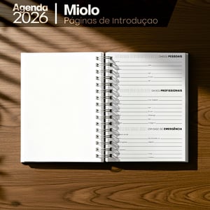 Agenda Personalizada 2026