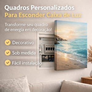 Quadros Personalizado Para Esconder Caixa de Luz      