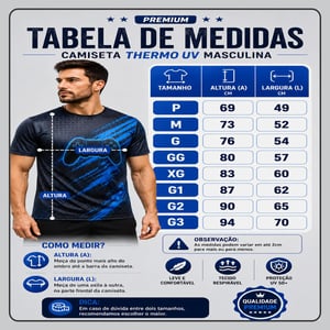 Camiseta Thermo UV 50+ Personalizada