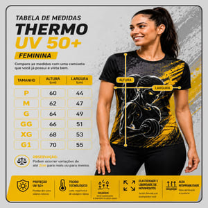 Camiseta Thermo UV 50+ Feminina