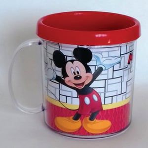 Caneca Acrílica Rosqueável Personalizada Caneca Porcelana  4x0 Caneca 325ml  