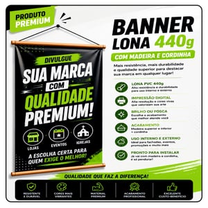 Banner Lona 440gr m²