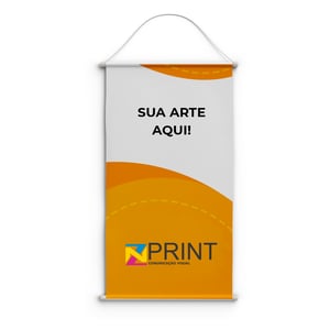 Banner Lona 380g   Fosco Madeira e cordinha 