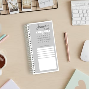 Agenda Forte e Corajosa - Flores Slim