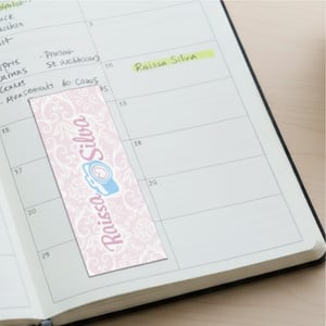 Marcador de Página - 48h Couchê 250g 18x5cm Impressão Frente Sem Verniz Corte Reto 