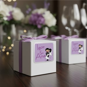 Adesivo Papel - 48h Couchê 90g 3x3cm Impressão Colorida  Meio Corte Redondo 