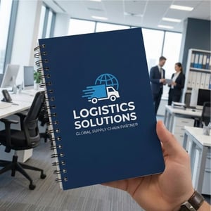 Caderno Universitário 100% Personalizado Capa Dura Miolo Off Set 20x28cm Impressão Colorida Laminação Padrão Fechamento em Espiral 