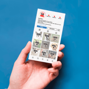 Cartão Feed Instagram Couchê 250g 9x5cm Impressão Frente e Verso Verniz UV Total Frente  