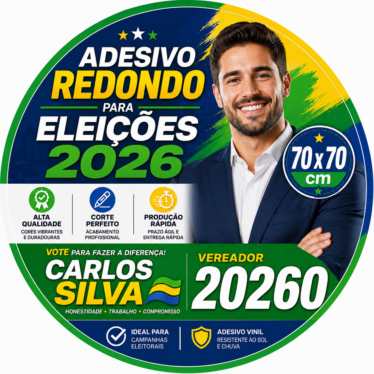 Praguinha Adesiva