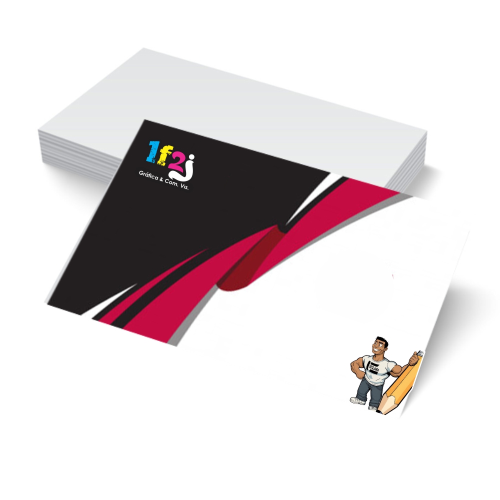 Cartão de visita 4x0 SIMPLES