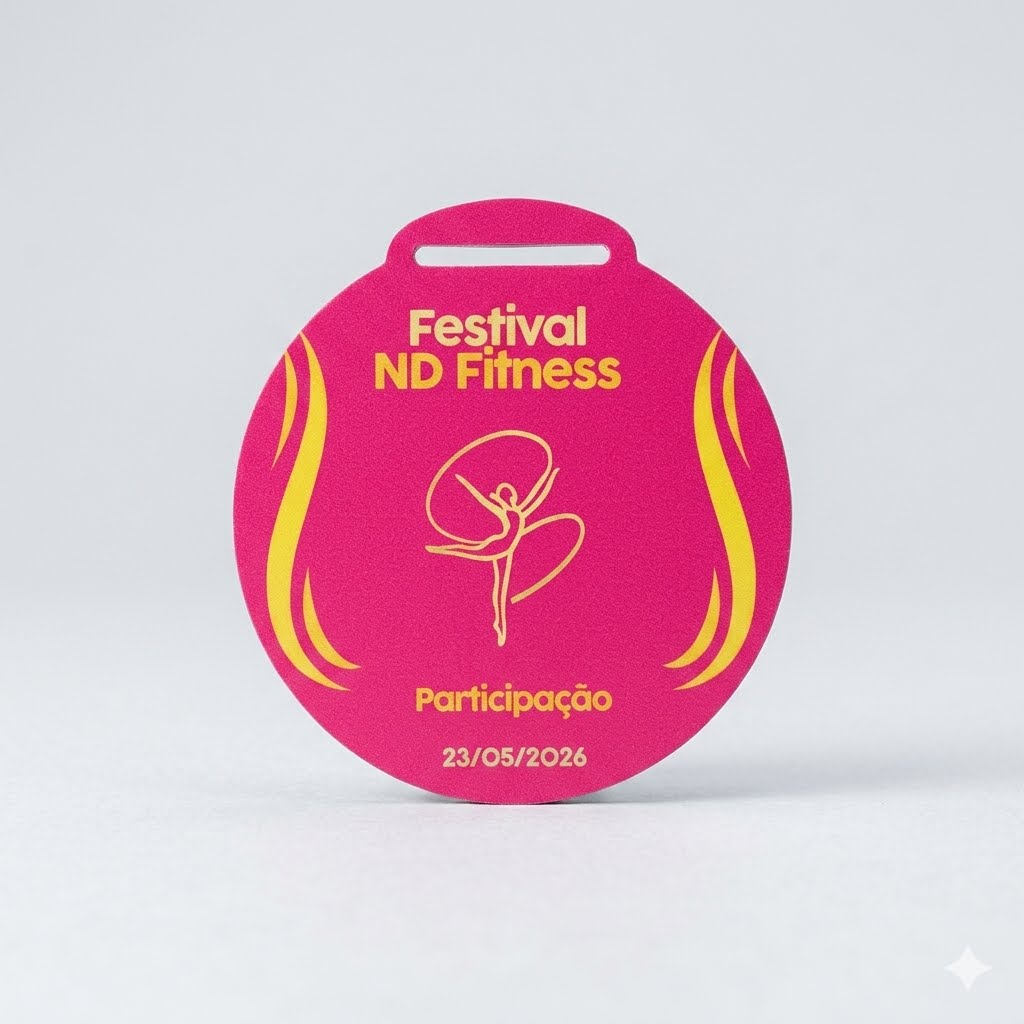 Medalha de Acrilico